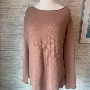 Democracy Star Women's Sweater. Scoop neck. Sz XL